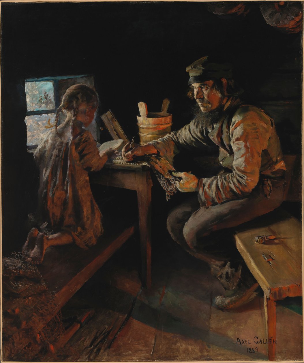 Primera lección de Akseli Gallen-Kallela