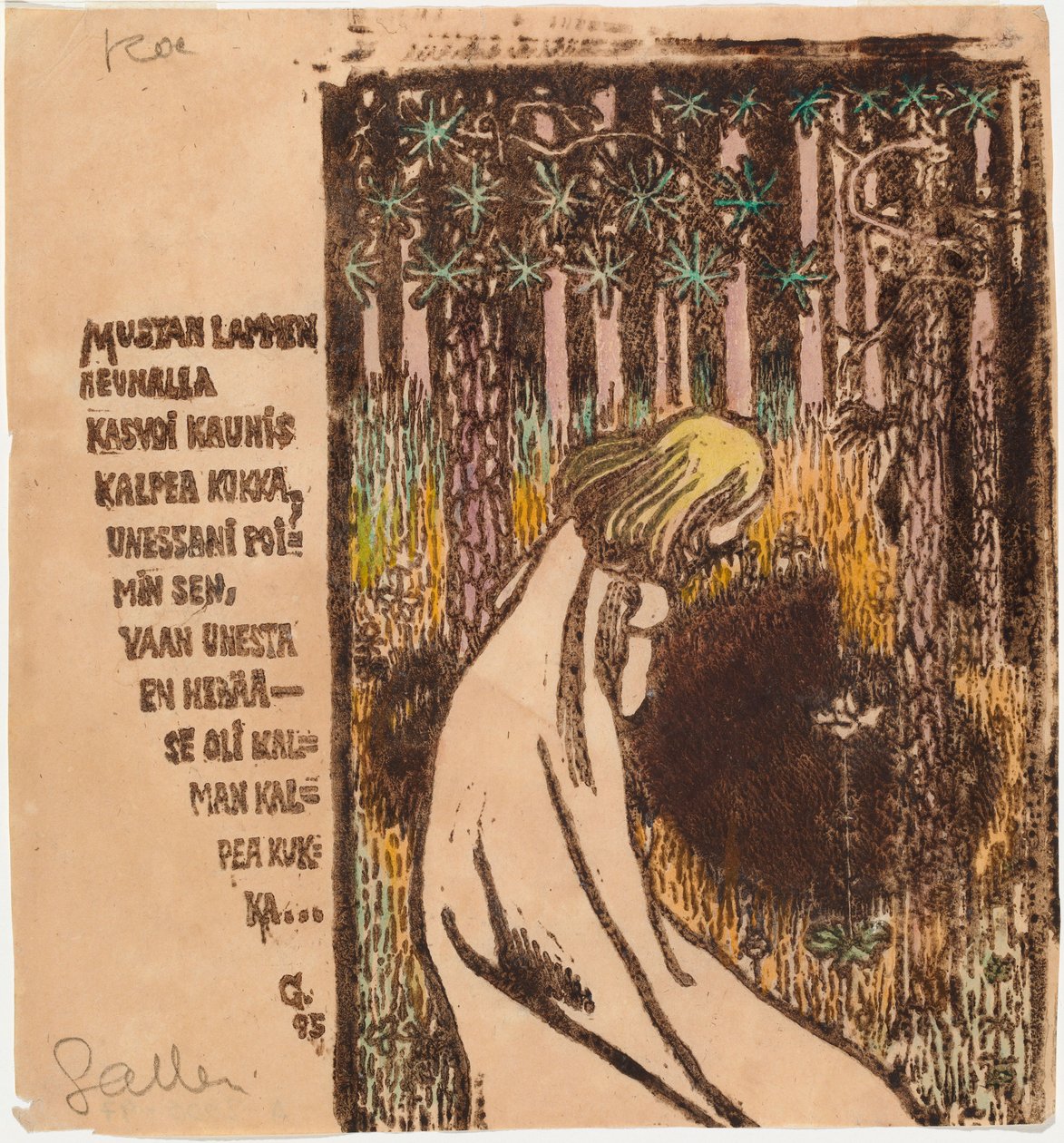 Flor de la muerte de Akseli Gallen-Kallela