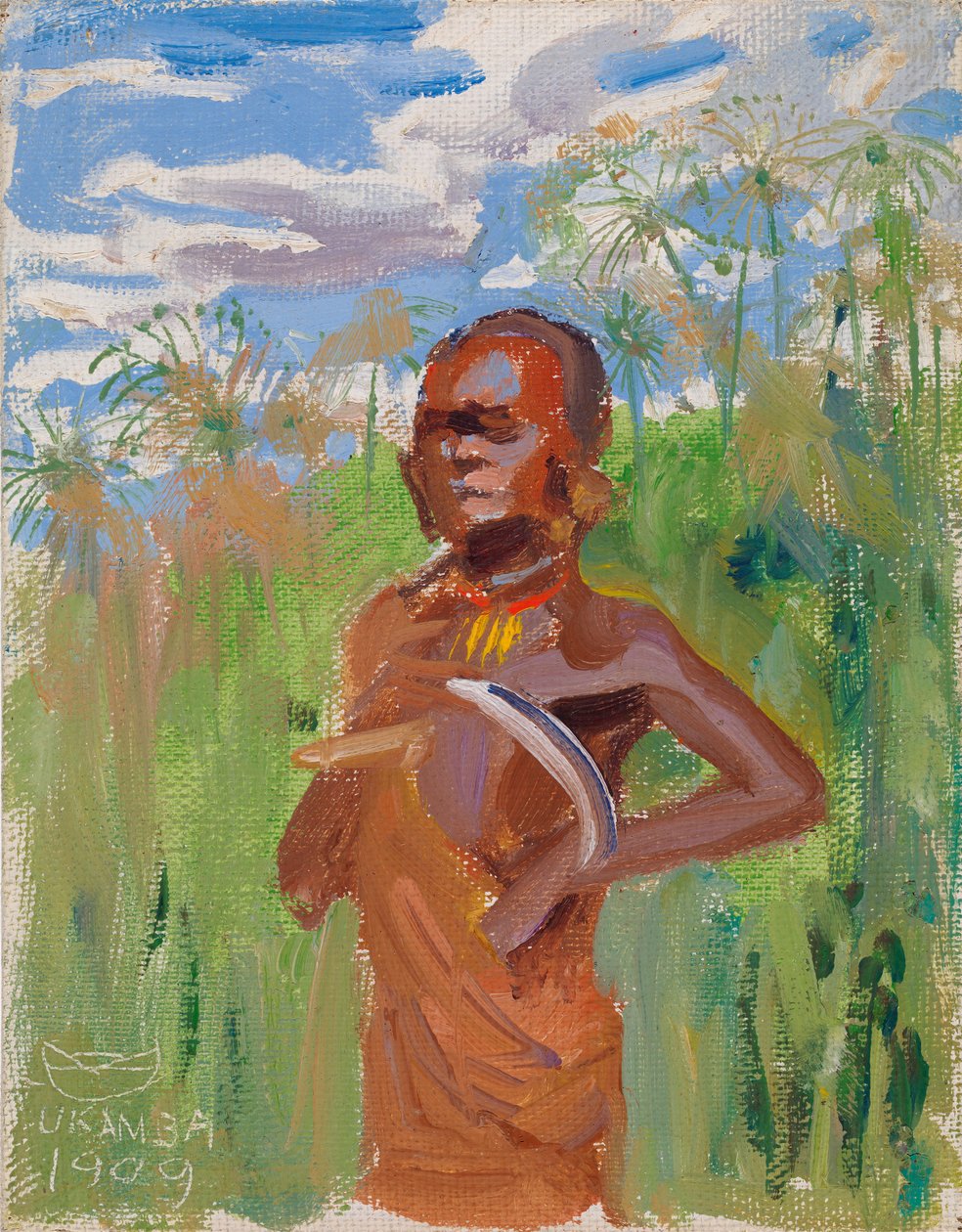 Kikuyu en «Papyrus Reeds» de Akseli Gallen-Kallela
