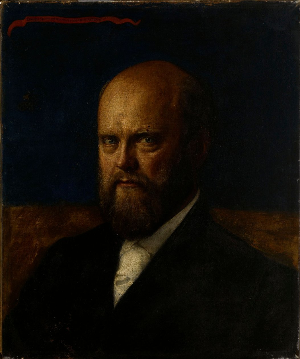 Retrato del profesor E. R. Neovius de Akseli Gallen-Kallela