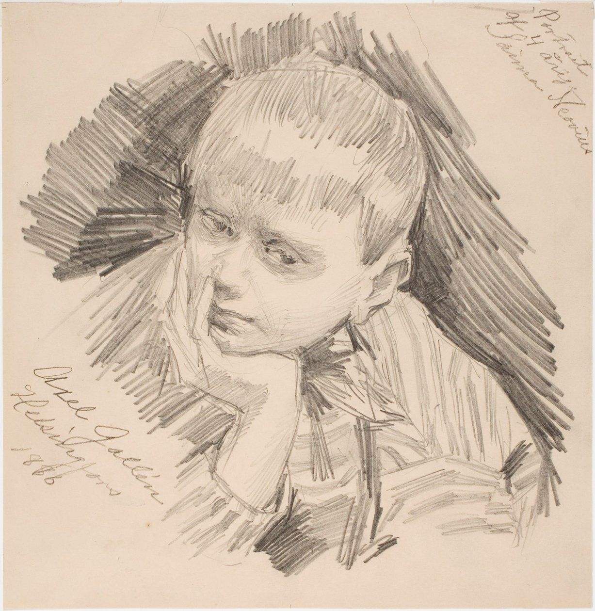 Saima Neovius, de cuatro años de Akseli Gallen-Kallela