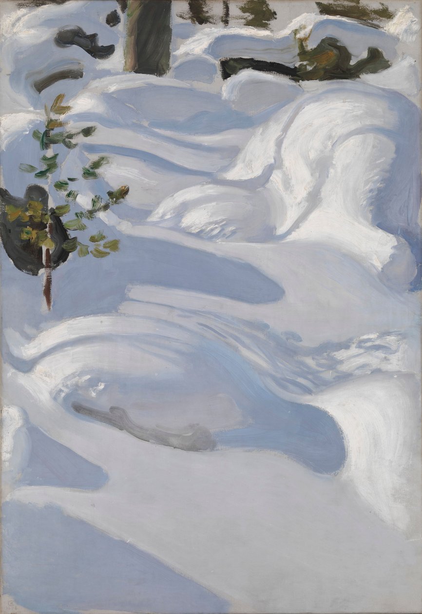 Sol sobre la nieve de Akseli Gallen-Kallela