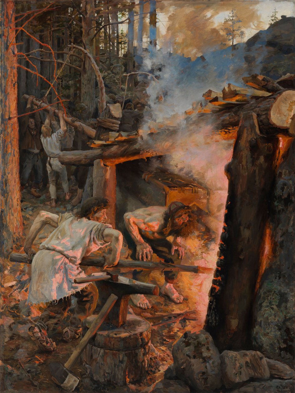 La forja del Sampo de Akseli Gallen-Kallela