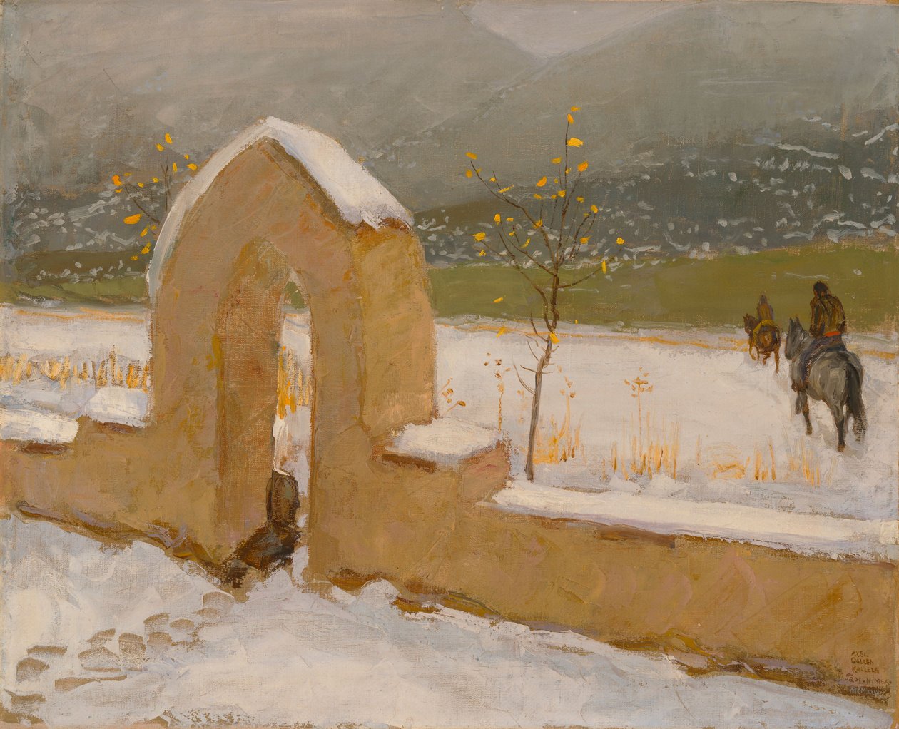 La Puerta de Taos de Akseli Gallen-Kallela