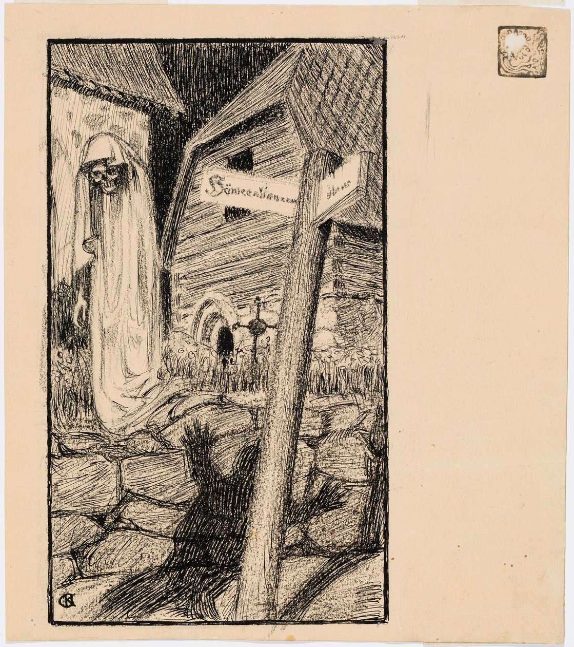 El fantasma del cementerio de Akseli Gallen-Kallela