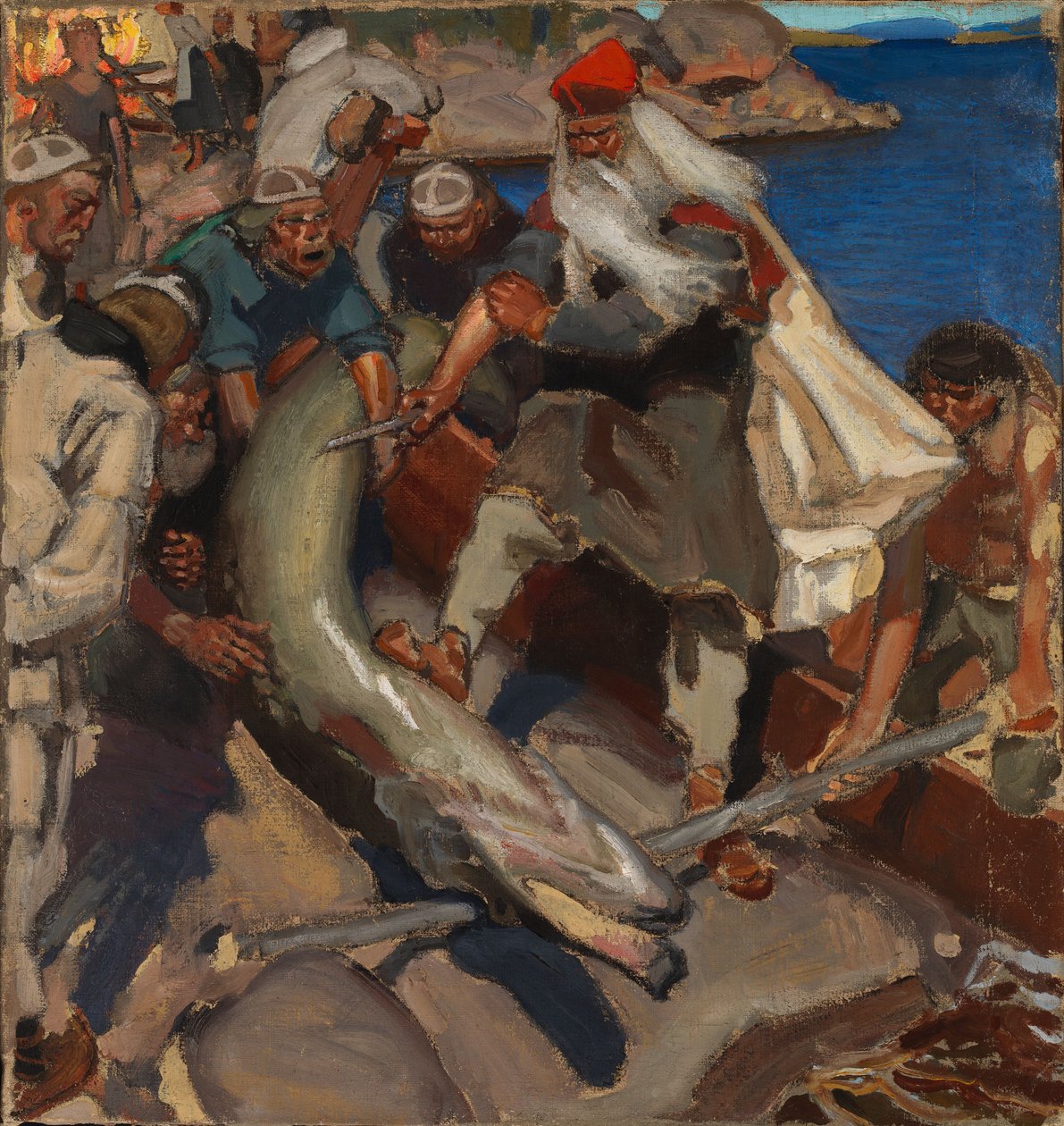 El lucio gigante de Akseli Gallen-Kallela