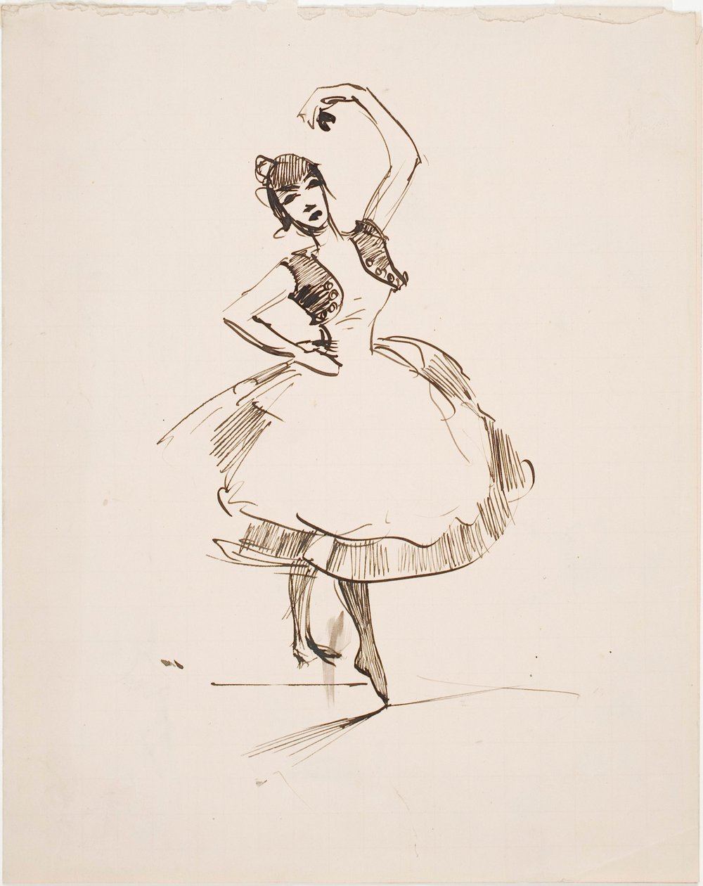 La bailarina española de Akseli Gallen-Kallela