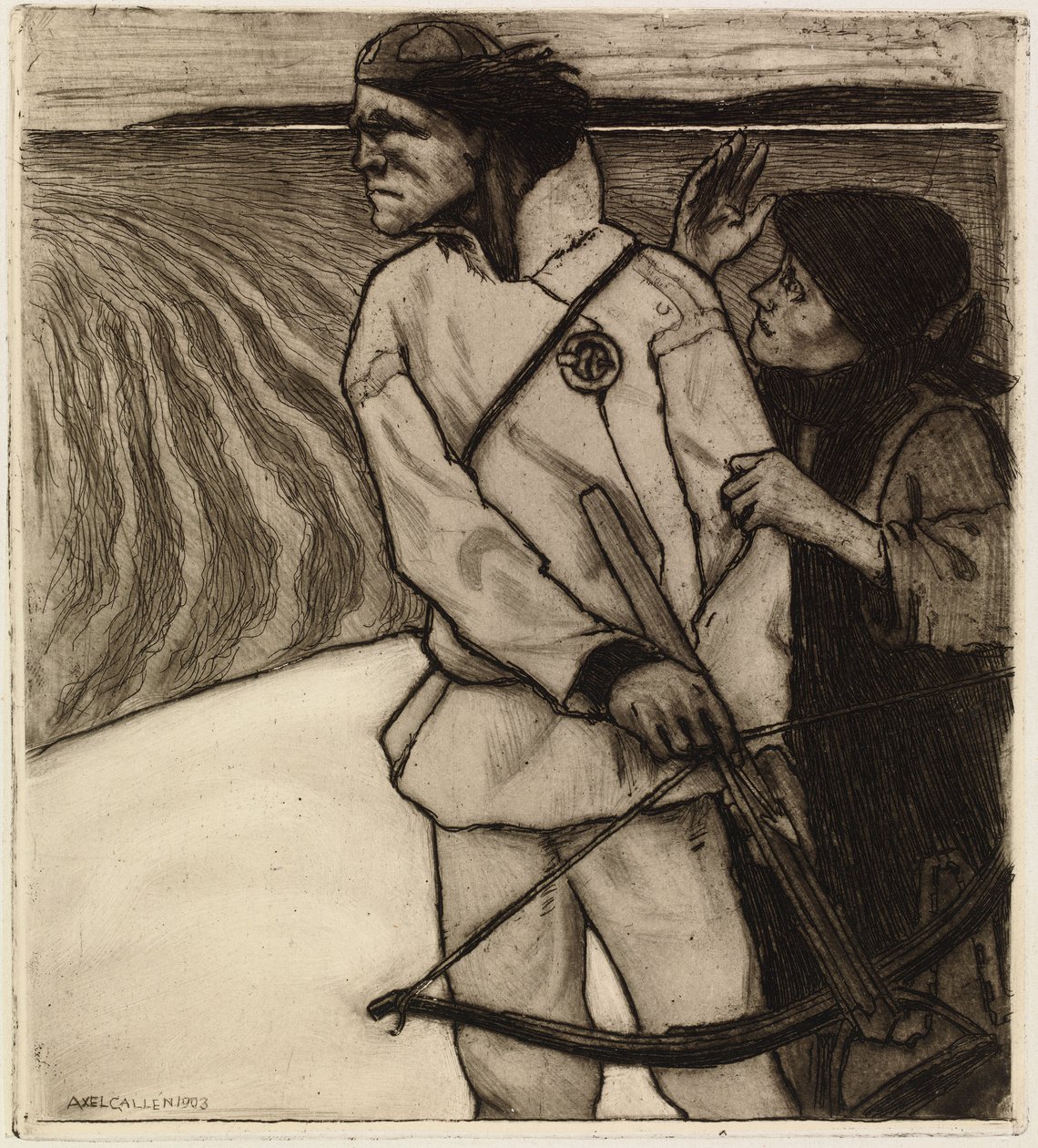 La venganza de Joukahainen de Akseli Gallen-Kallela