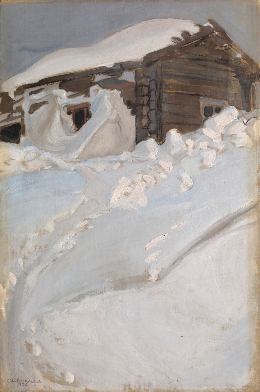 Paisaje invernal de Akseli Gallen-Kallela