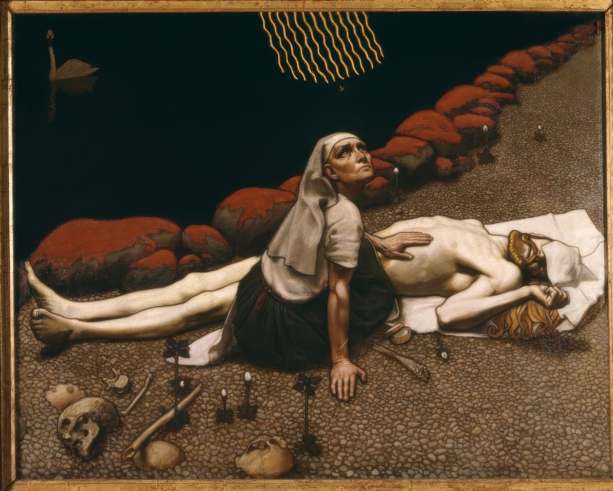 Madre de Lemminkäinen de Akseli Gallen Kallela
