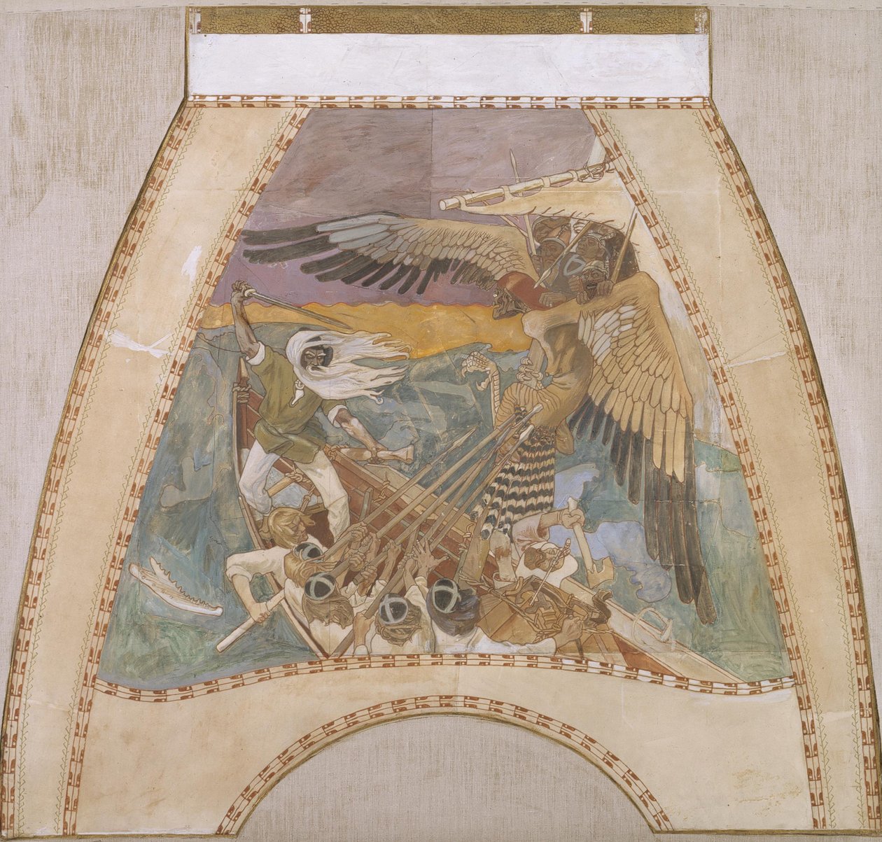 La defensa del Sampo, c. 1900 de Akseli Gallen Kallela