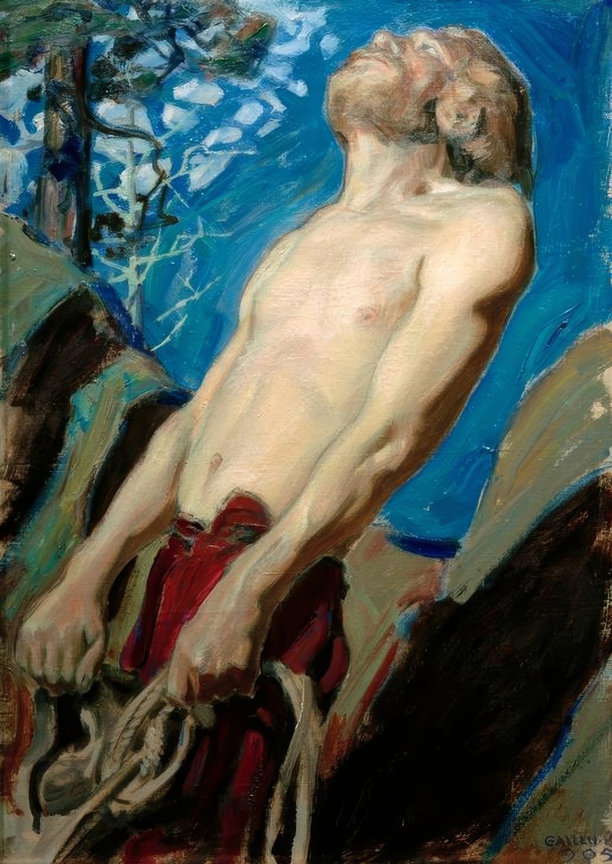 A.Gallen-Kallela, El robo del Sampo de Akseli Valdemar Gallen Kallela