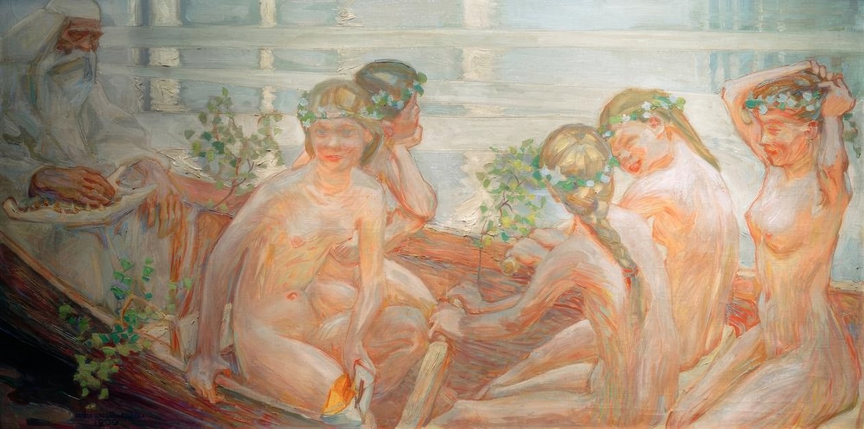 A.Gallen-Kallela, El viaje de Väinämöinen de Akseli Valdemar Gallen Kallela