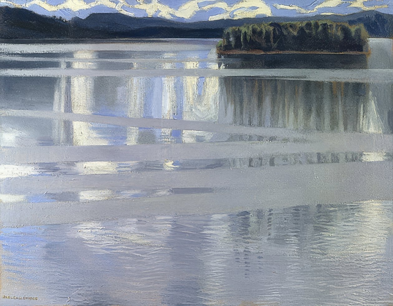 El lago Keitele. 1905 de Akseli Valdemar Gallen Kallela