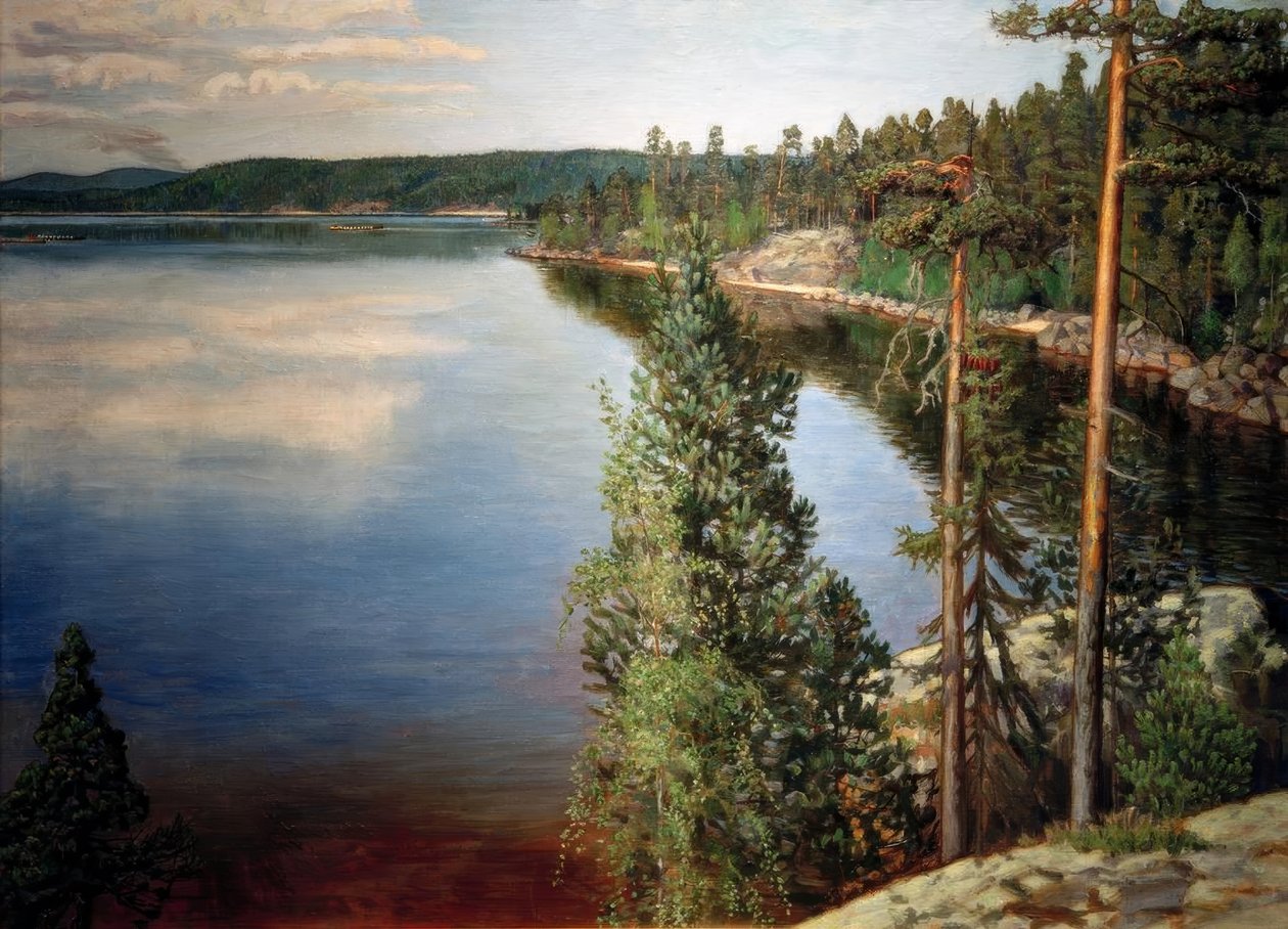 Paisaje en Ruovesi de Akseli Valdemar Gallen Kallela