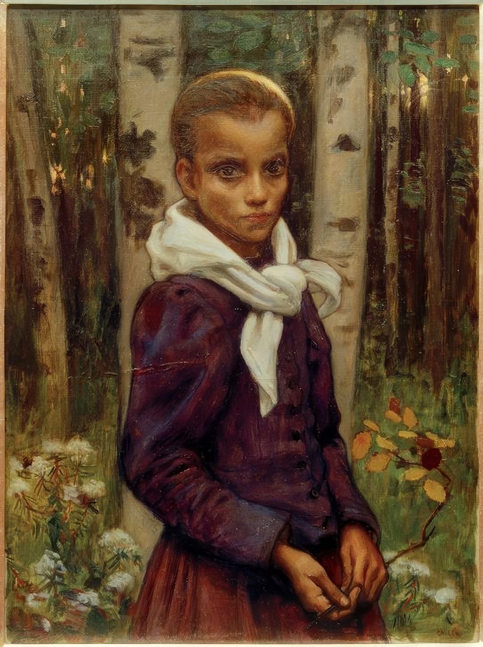 Niña de Akseli Valdemar Gallen Kallela