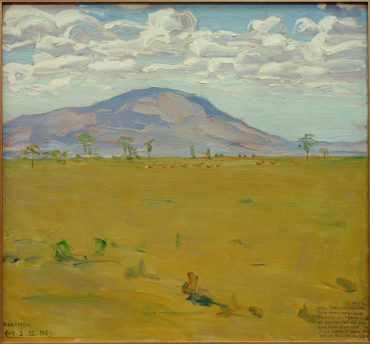 Monte Kenia - Llanura Wakamba de Akseli Valdemar Gallen Kallela