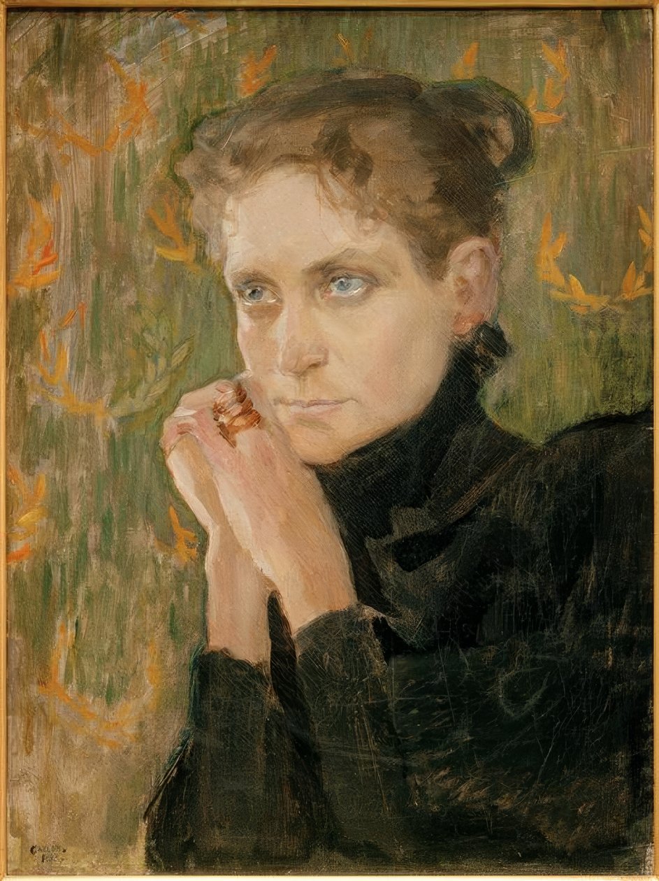 Retrato de la actriz Ida Aalberg de Akseli Valdemar Gallen Kallela