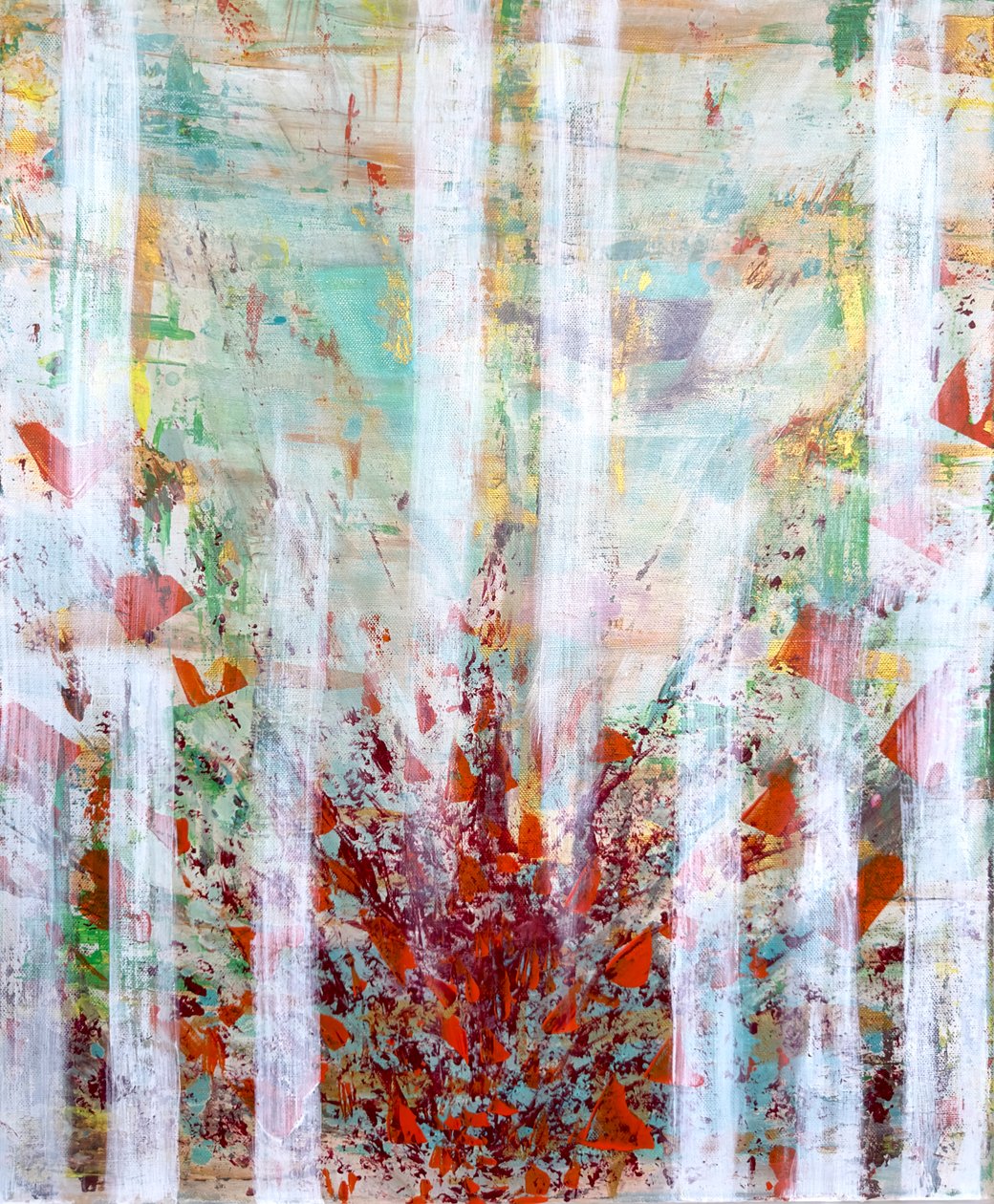Blossom, 2023 (acrílico sobre lienzo) de Akturk Yasemin