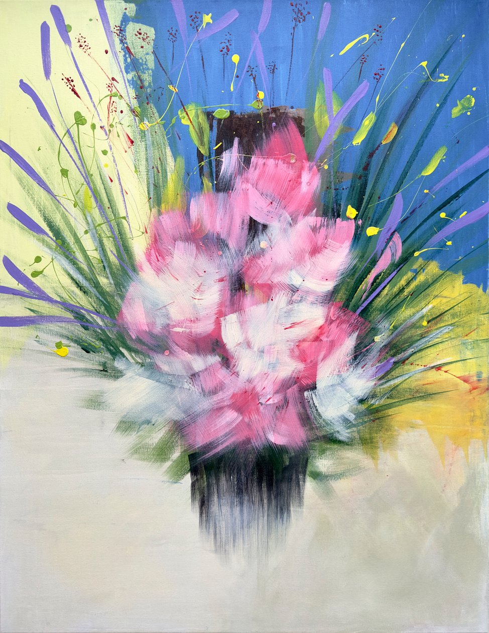 Primavera, 2024 (acrílico sobre lienzo) de Akturk Yasemin