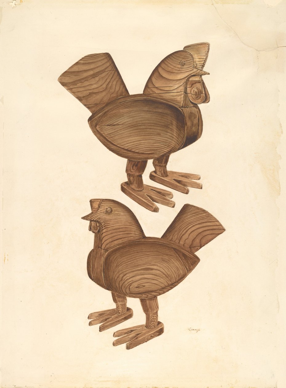 Gallo y gallina de Al Curry
