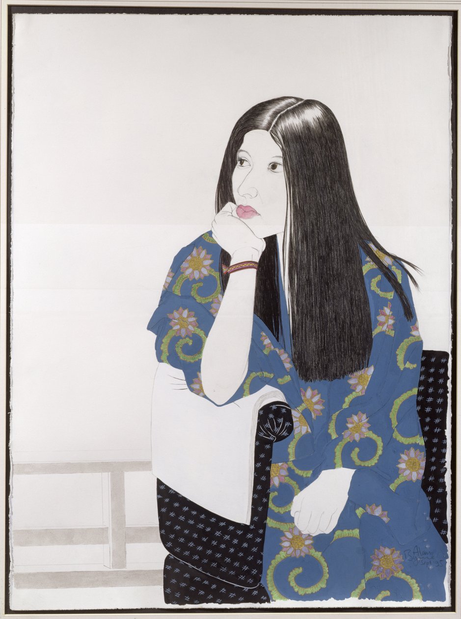 Kimono azul, 1995 de Alan Byrne