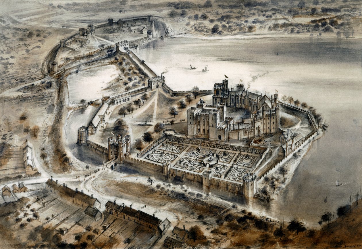 Castillo de Kenilworth, c. 1575, c. 1960s de Alan Ernest Sorrell