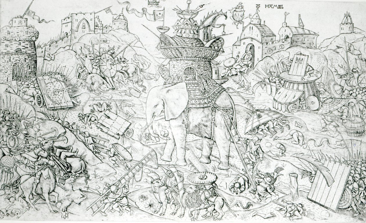Elefantes en guerra de Alart du Hameel