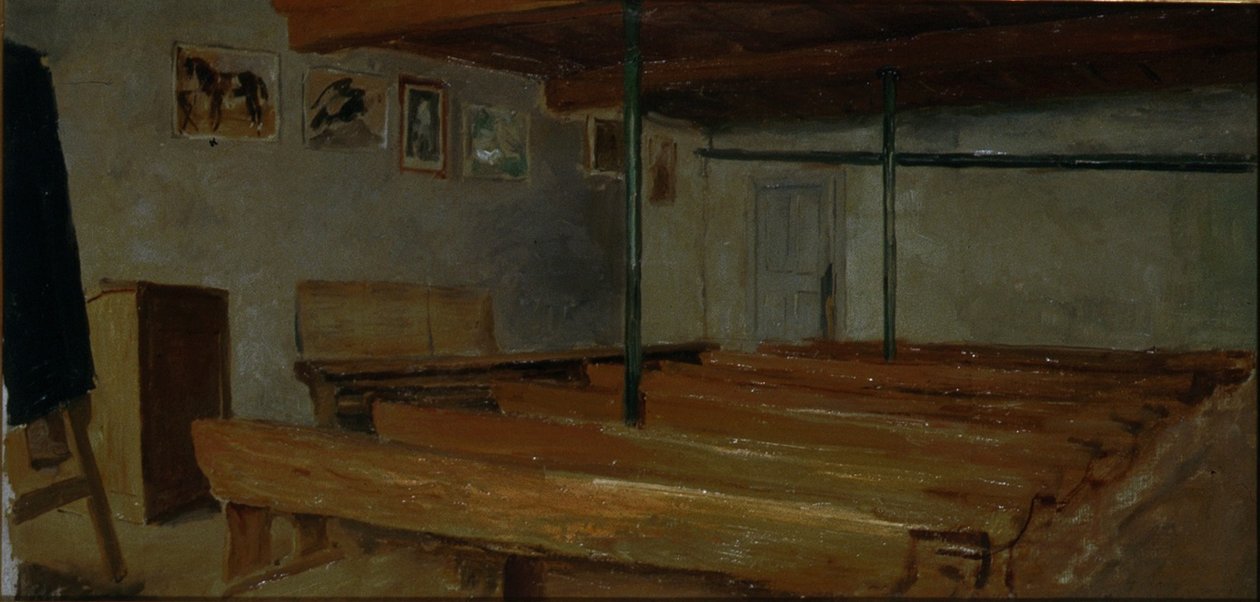 Aula escolar de Albert Anker