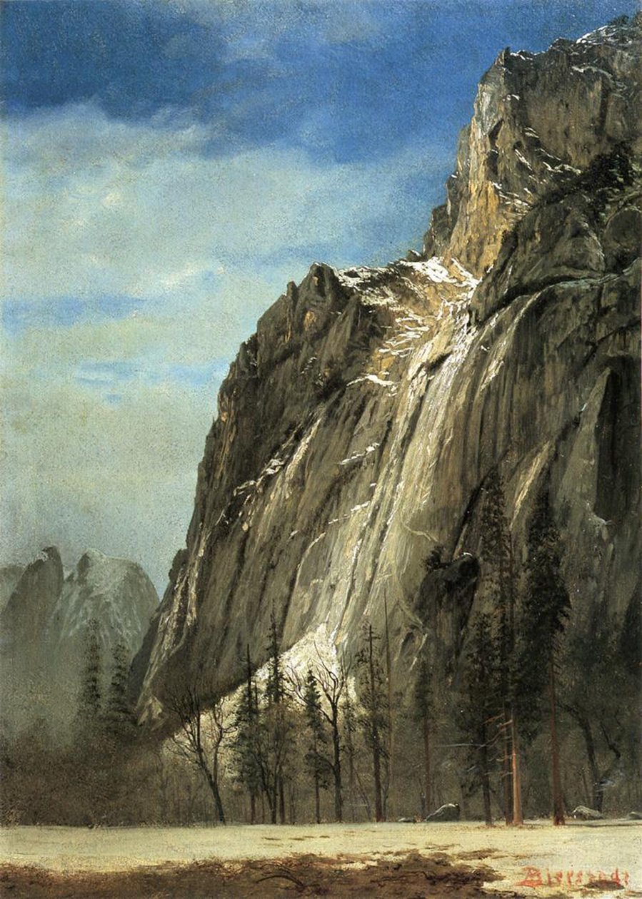Rocas de la Catedral, Yosemite, c.1872 de Albert Bierstadt