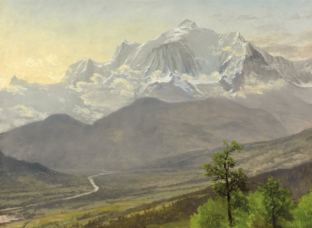 Mont Blanc de Albert Bierstadt