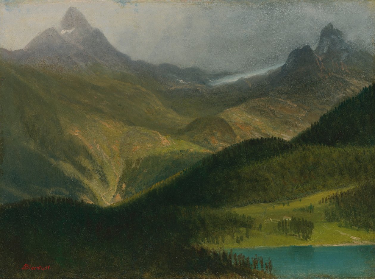 Paisaje montañoso de Albert Bierstadt