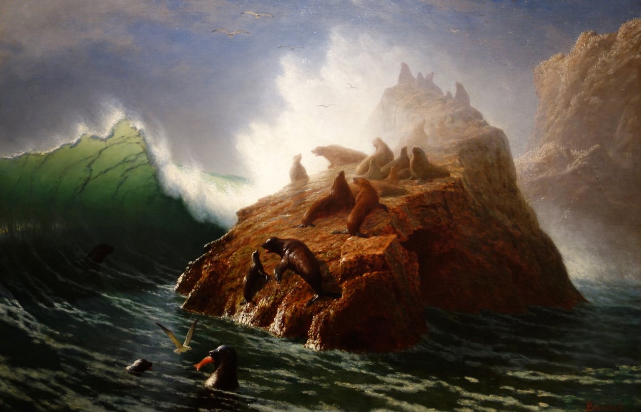 Roca del Sello de Albert Bierstadt