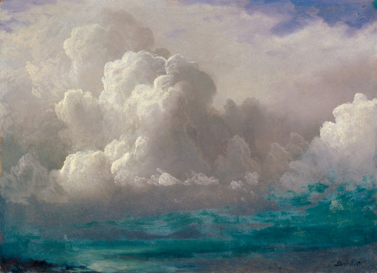 Nubes de tormenta de Albert Bierstadt