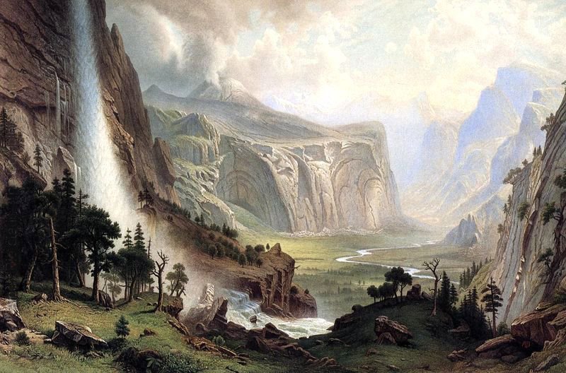 Las cúpulas de Yosemite de Albert Bierstadt