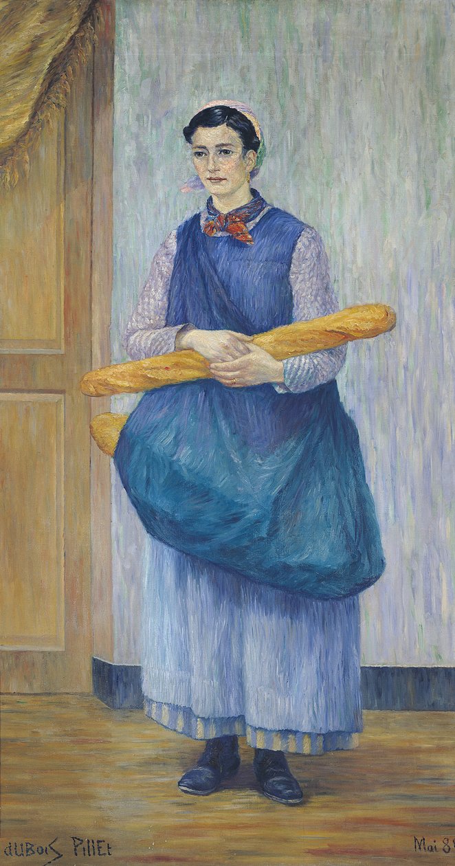 Dama llevando pan, 1889 de Albert Dubois Pillet
