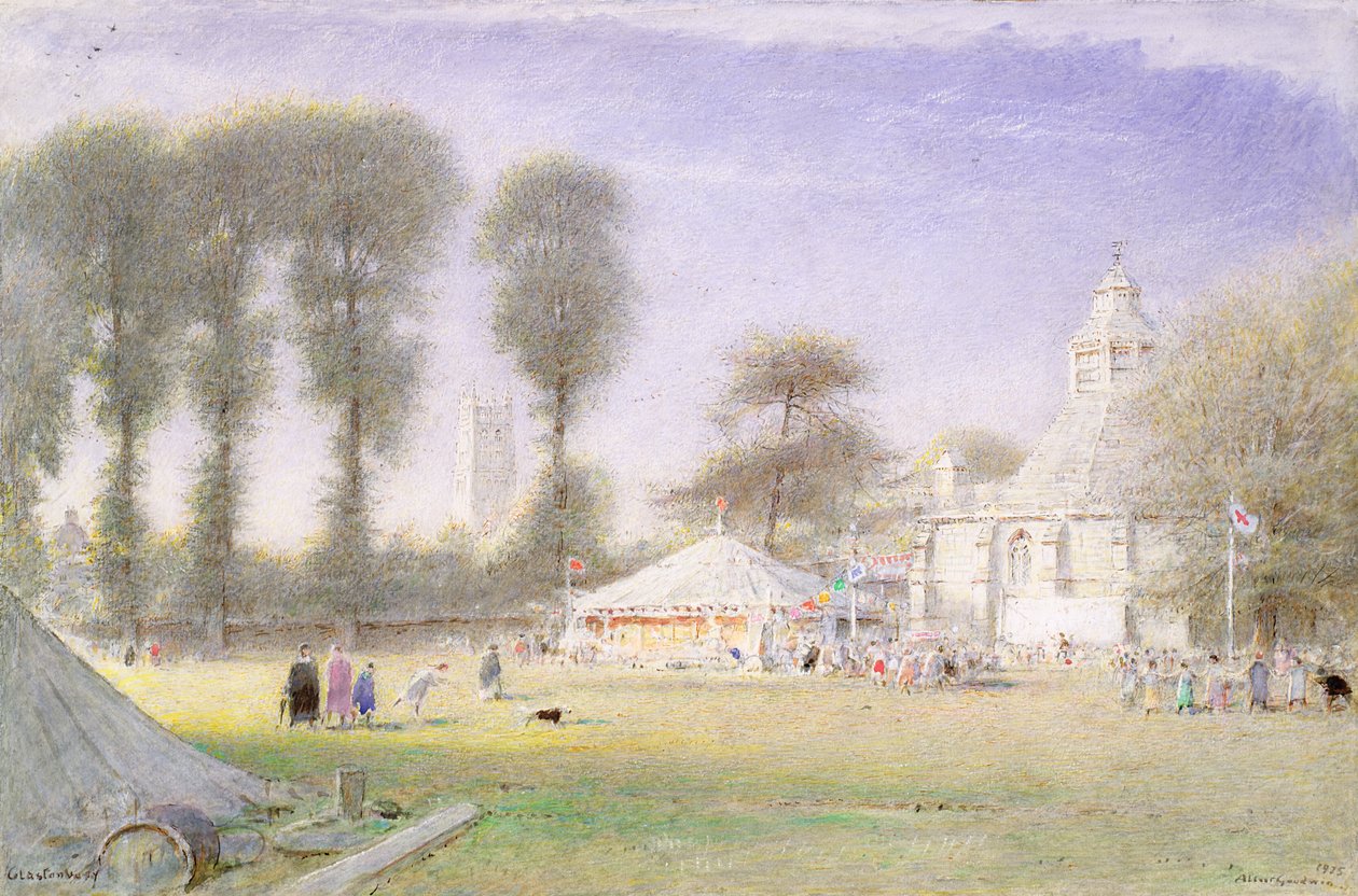 Feria de Glastonbury, 1925 de Albert Goodwin