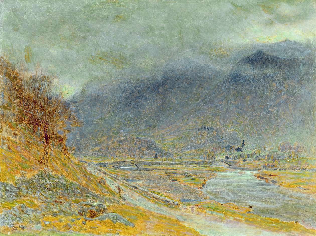 Niebla de Montaña, 1870 de Albert Goodwin