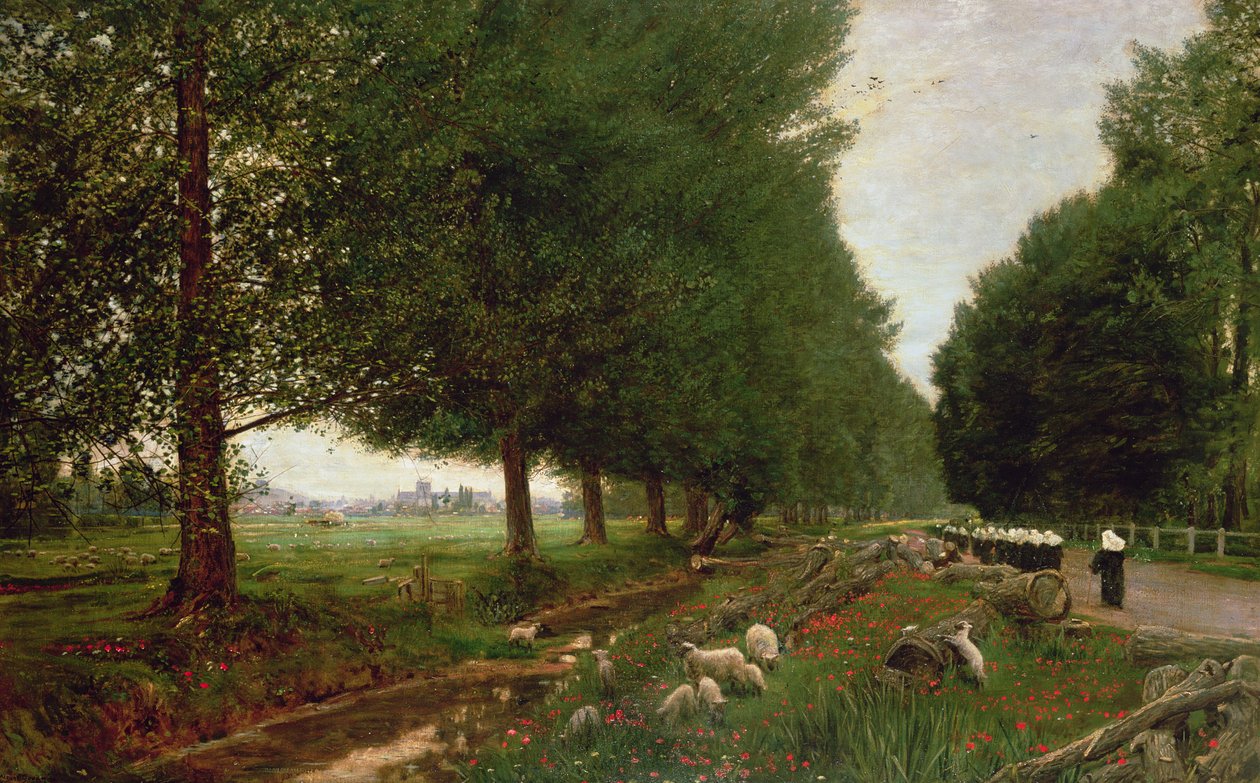 En el camino a Winchester de Albert Goodwin