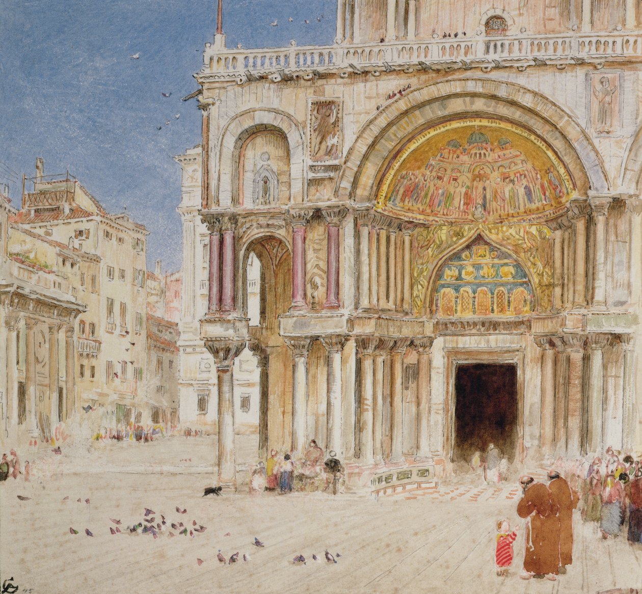 La esquina noroeste de San Marcos de Albert Goodwin