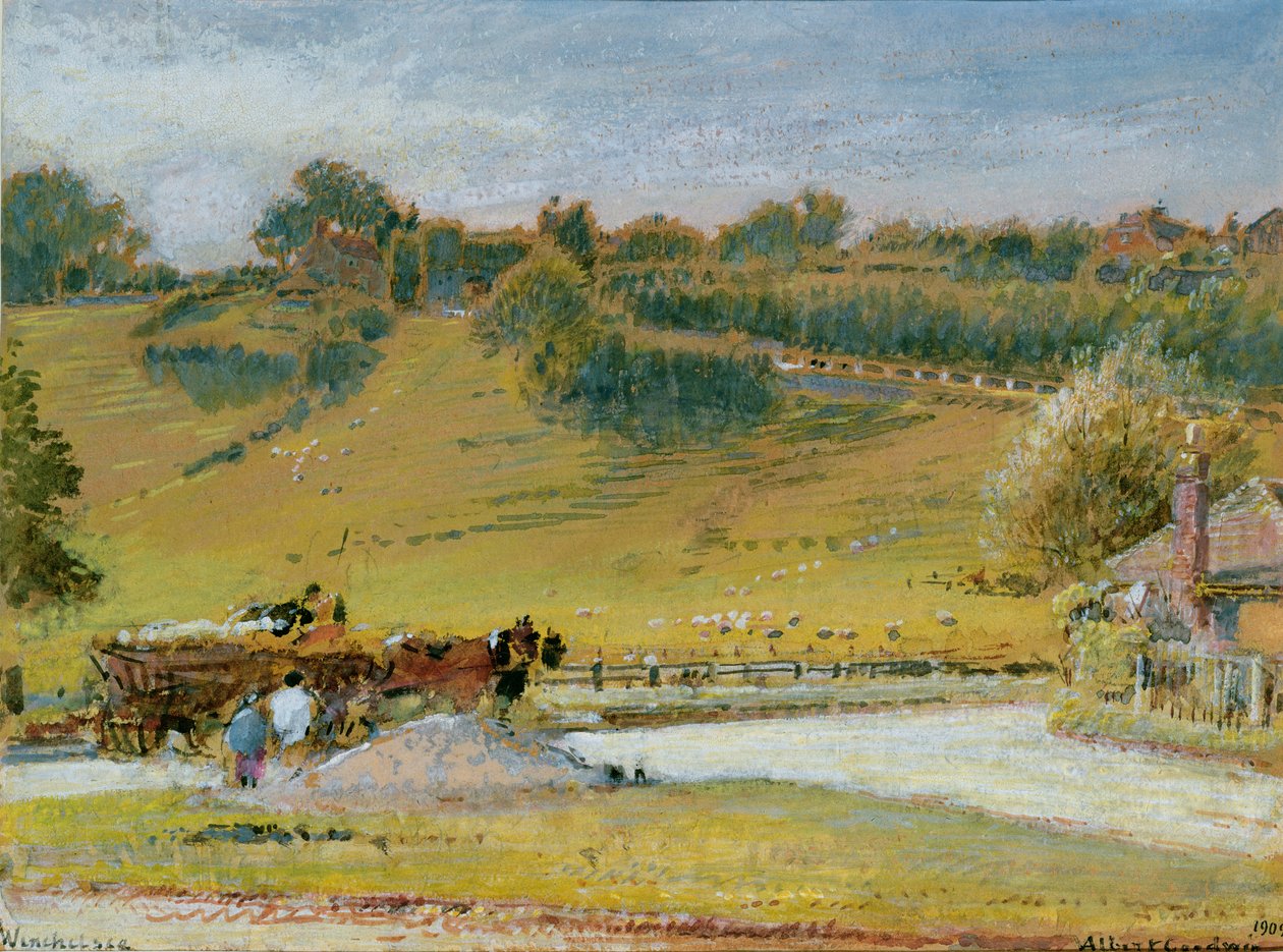 Winchelsea, 1909 de Albert Goodwin
