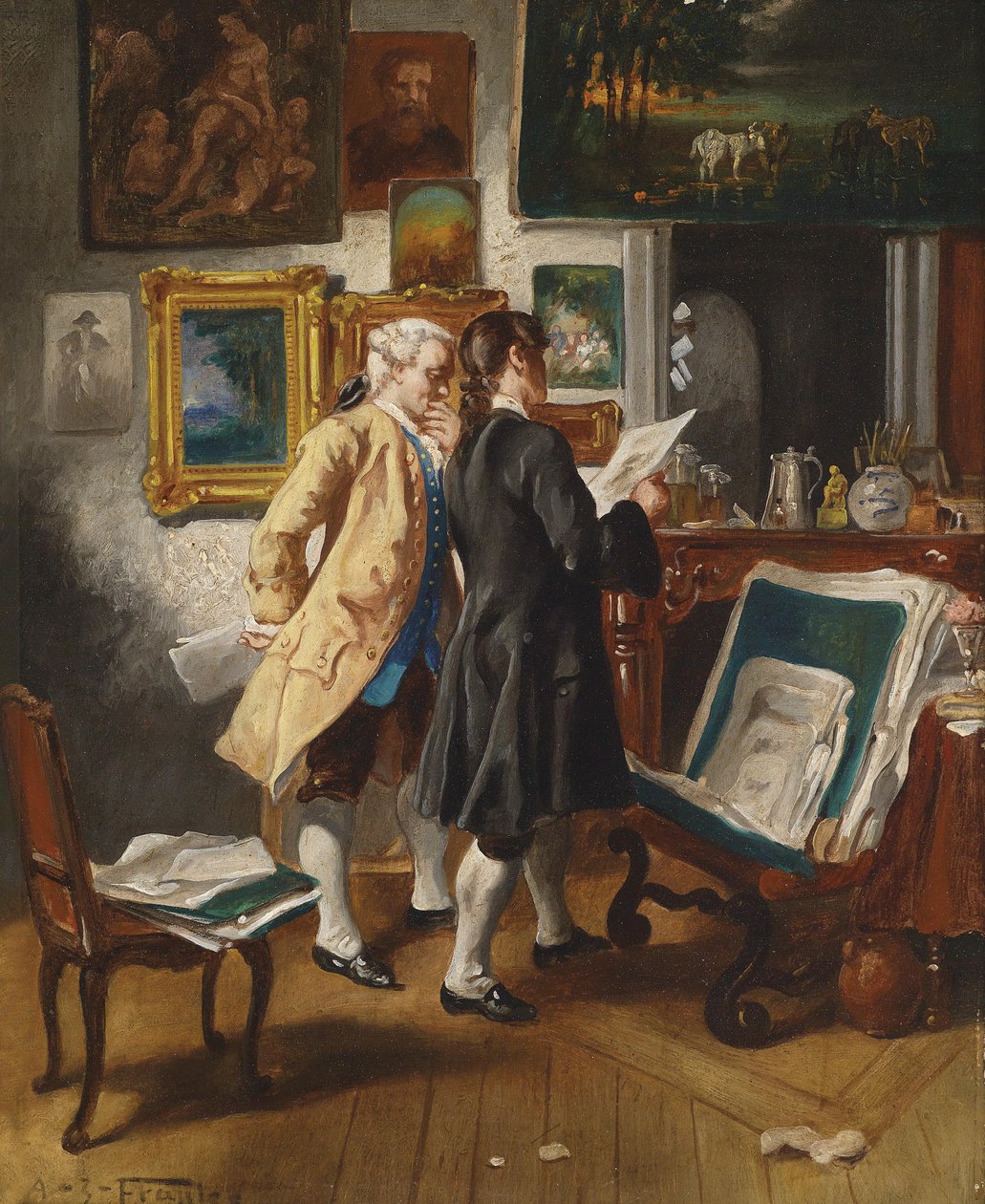 En la tienda de antigüedades de Albert Josef Franke