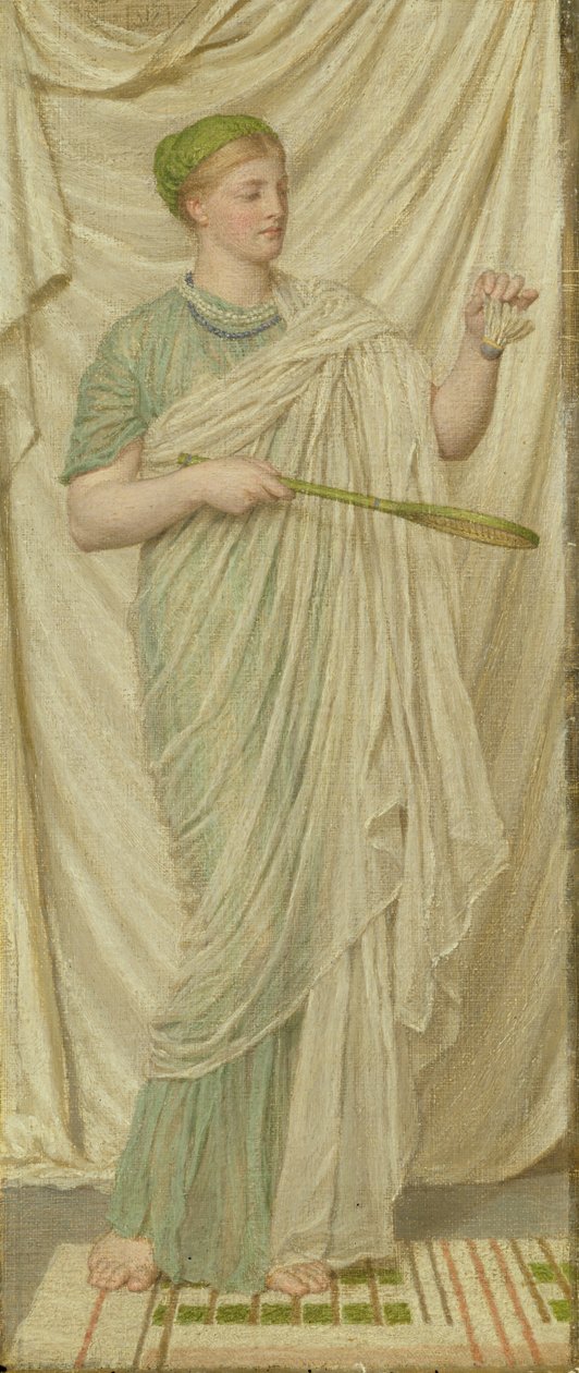 Volante y Raqueta, 1872 de Albert Joseph Moore