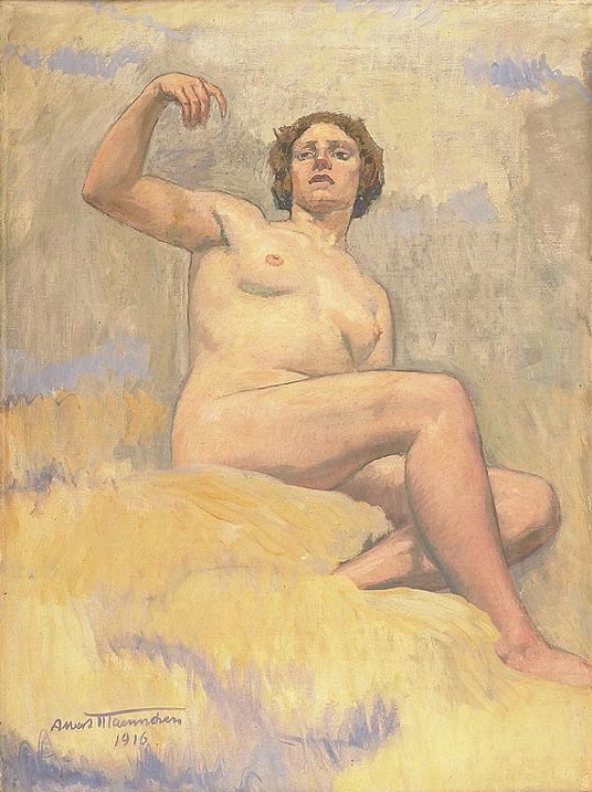 Niña en las nubes No. 3 de Albert Maennchen
