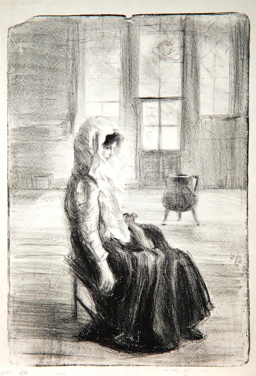 En la vieja capilla, 1909 de Albert de Belleroche