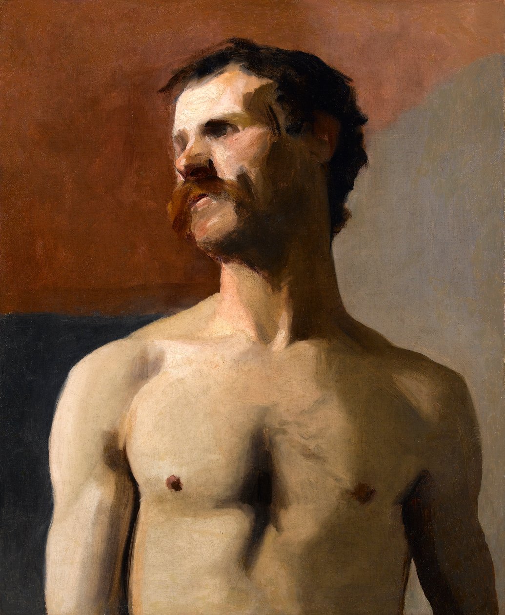 Desnudo masculino - estudio de vida, c.1885 de Albert de Belleroche