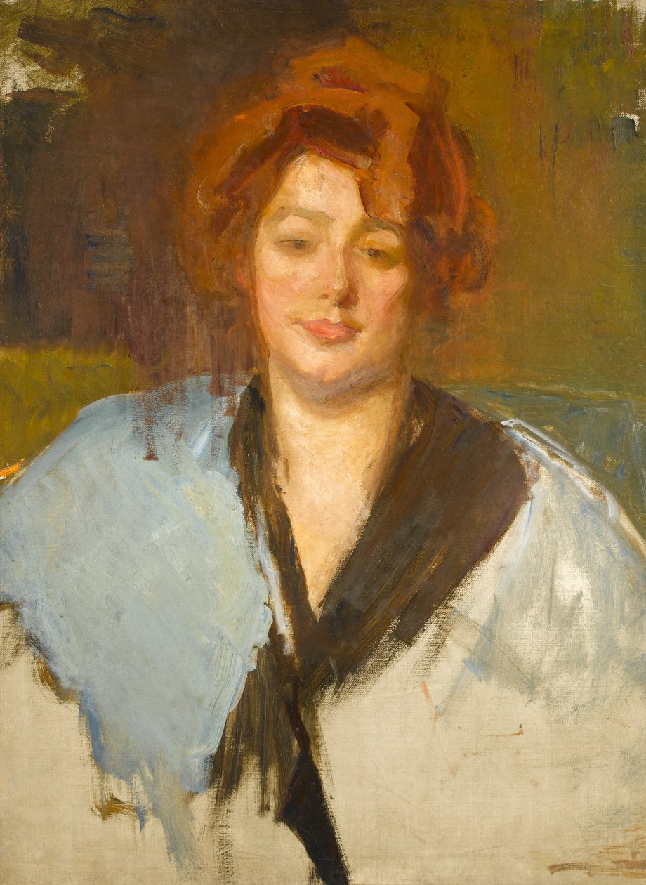Retrato, probablemente de Alice Millbank, la madre del artista de Albert de Belleroche