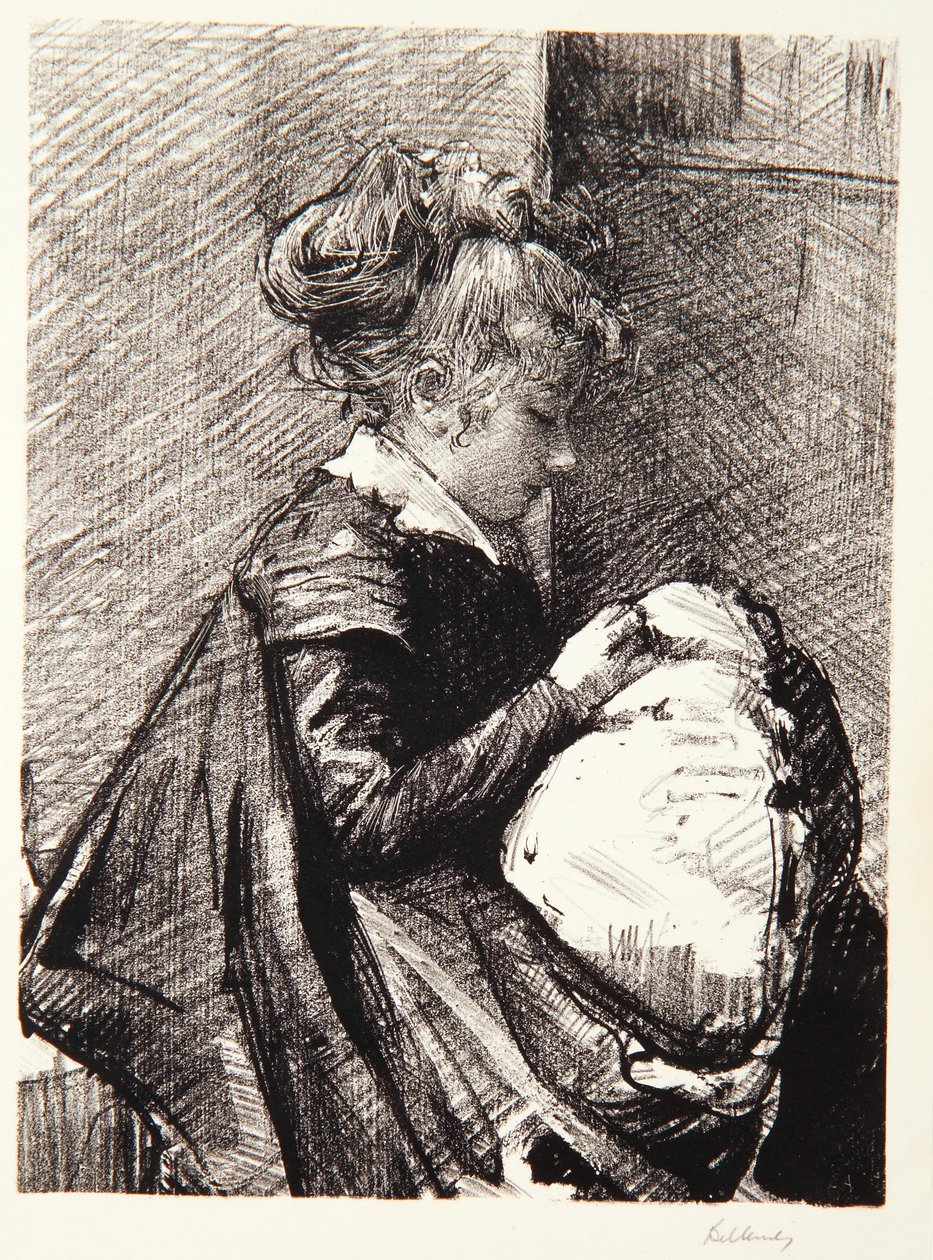 La costurera, 1901 de Albert de Belleroche
