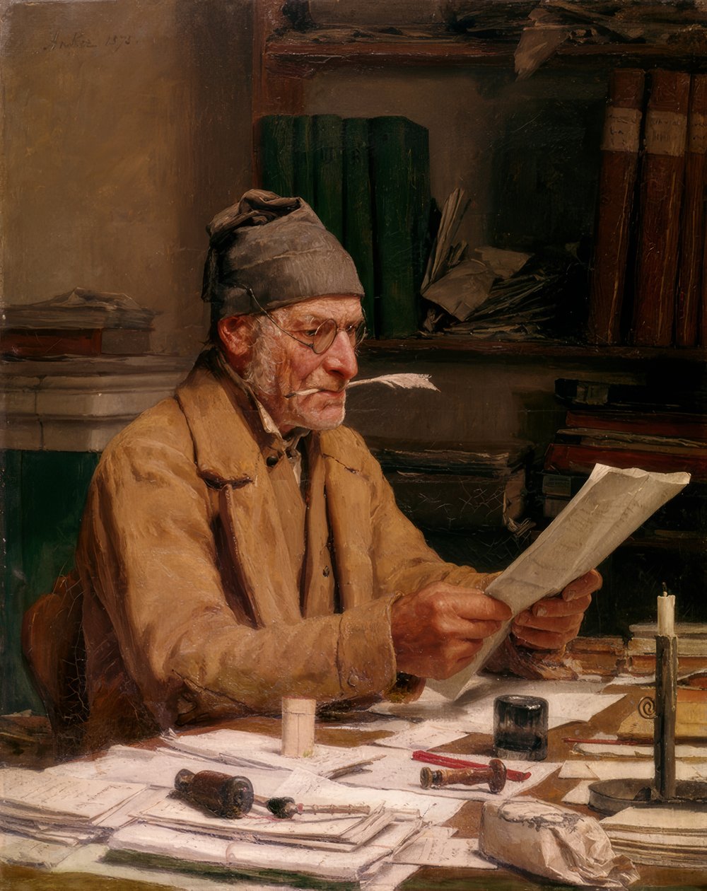 El secretario municipal de Albert Anker