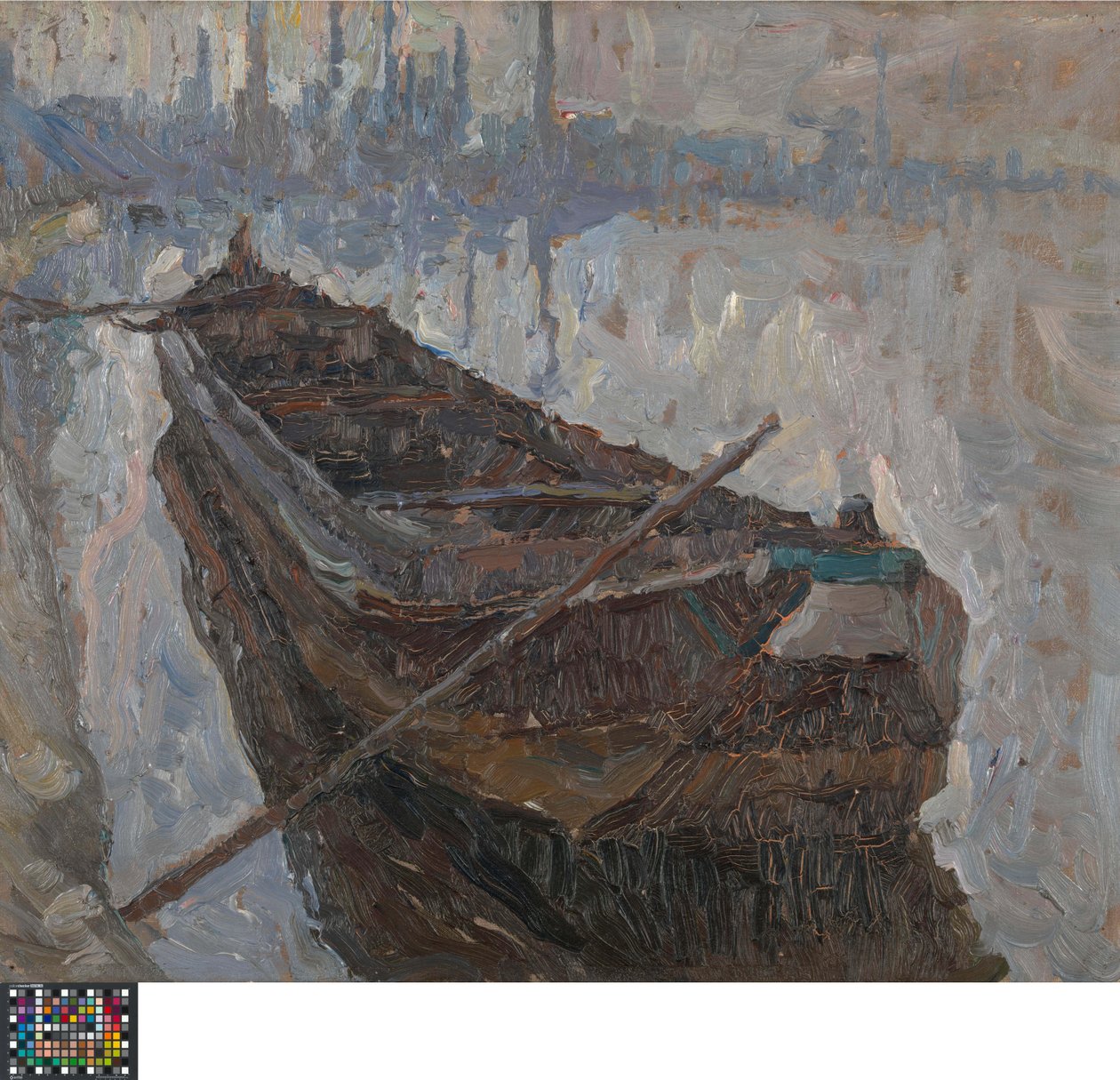 Barco en el Mosa de Albert Baertsoen